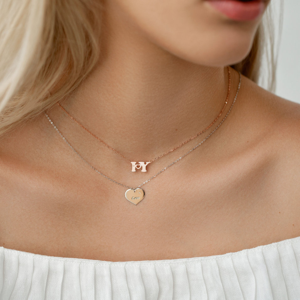 Diamond necklace Endless Love