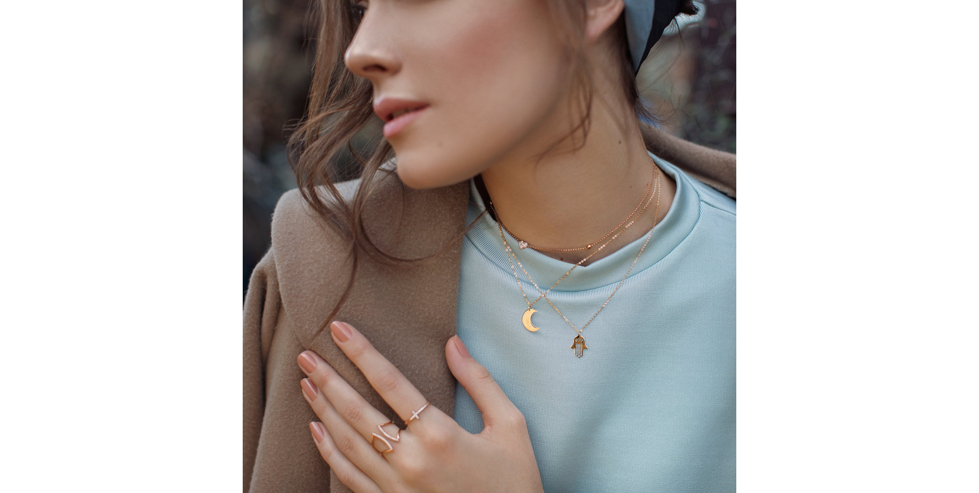 Diamond necklace Witching Moon