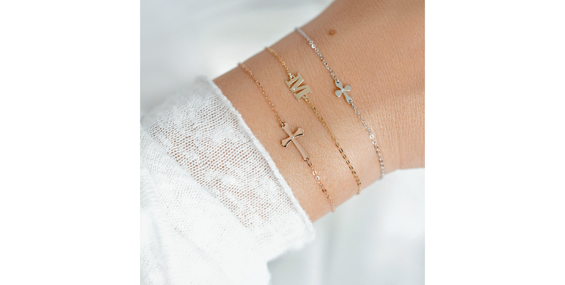 Diamond bracelet Faith