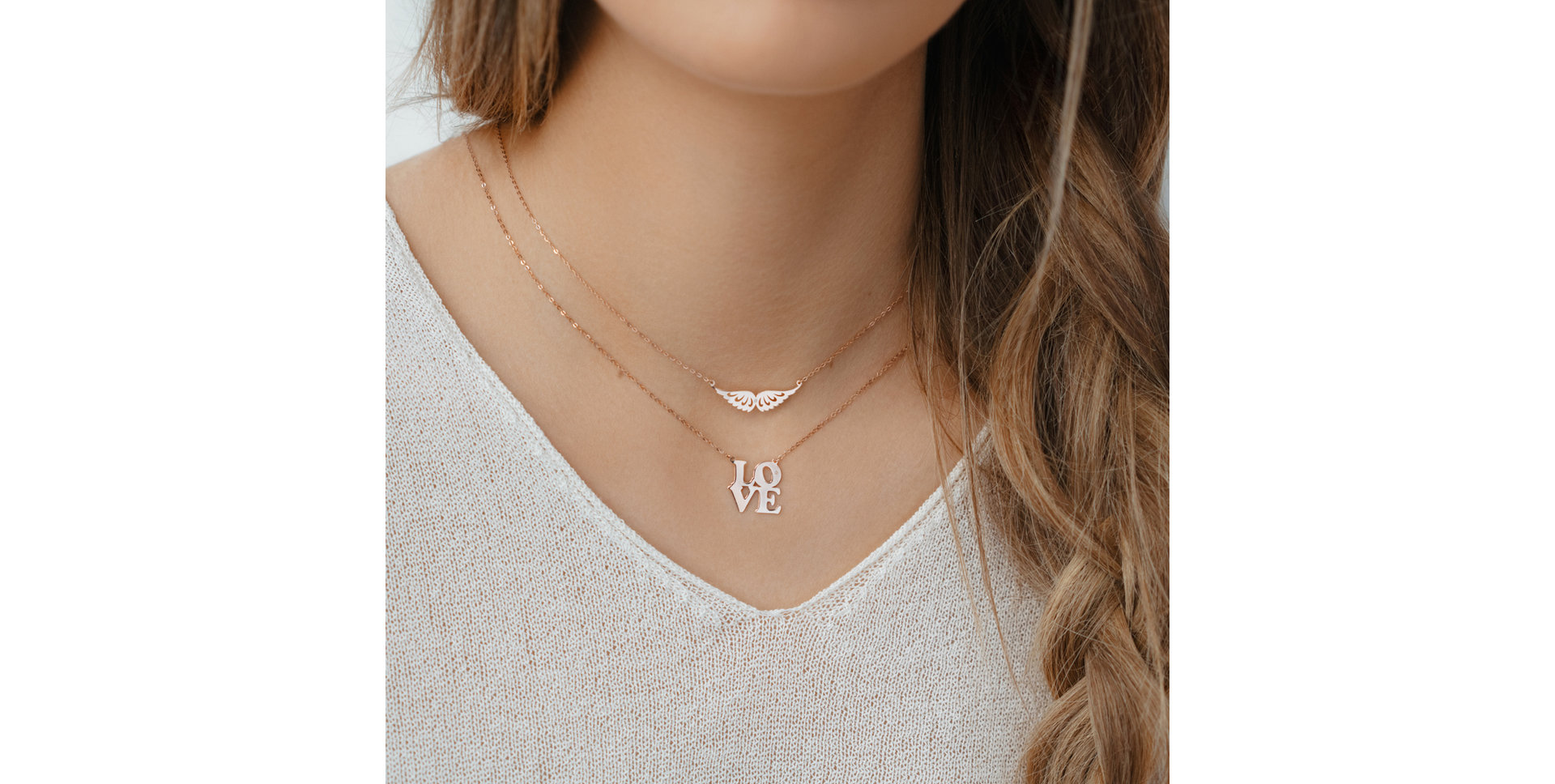 Diamond necklace Charming Amour