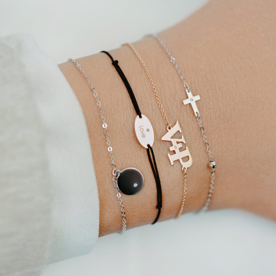Diamond bracelet Initials