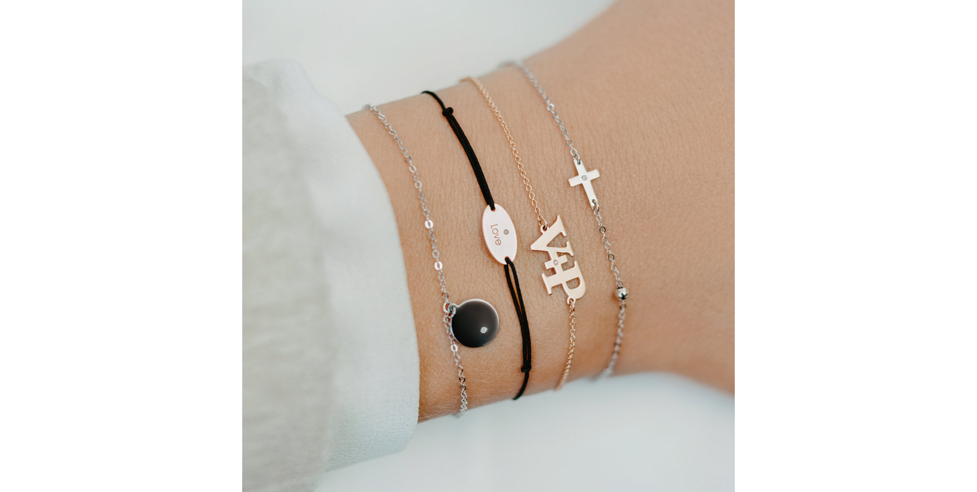 Diamond bracelet Initials