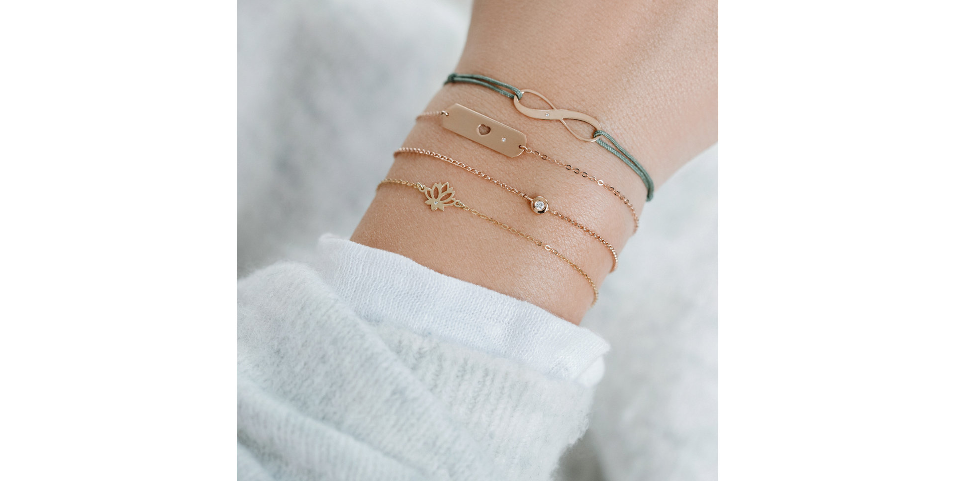 Diamond bracelet Charming Heart