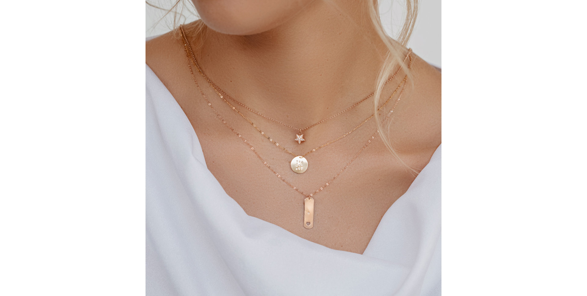 Diamond necklace Angel Amour