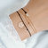 Diamond bracelet with cord Secret Love5