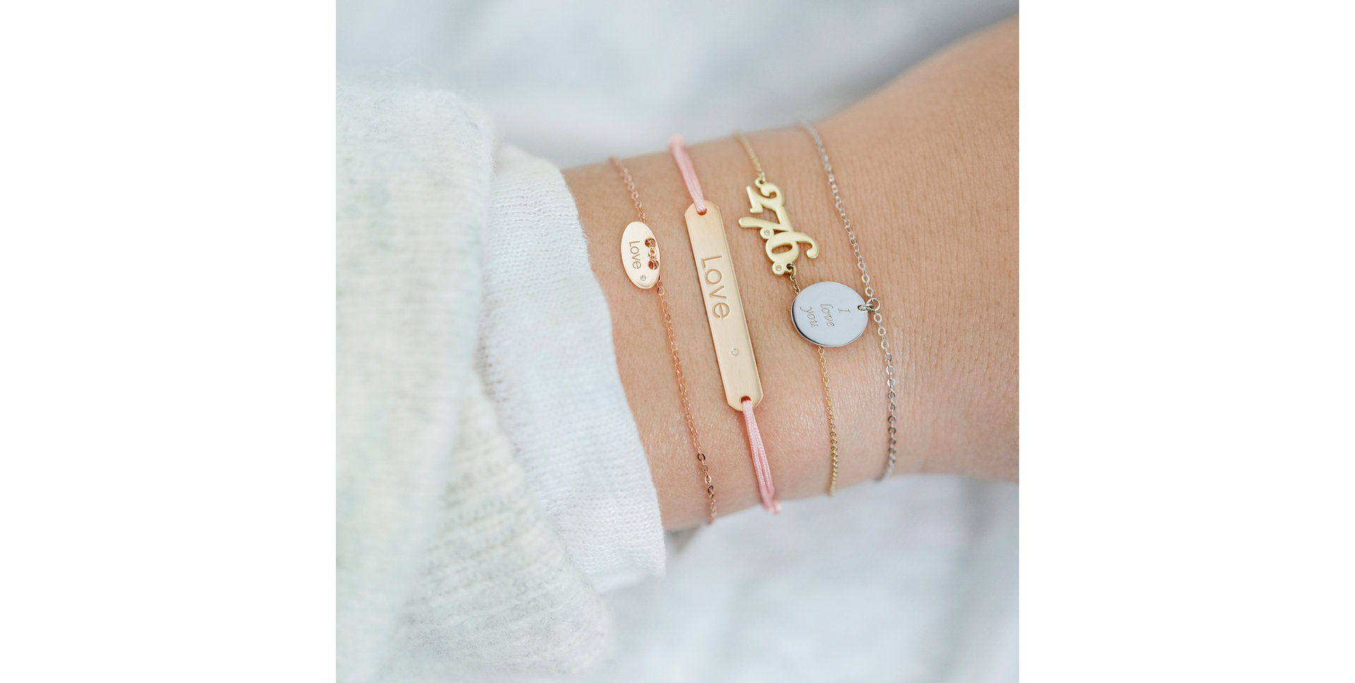 Diamond bracelet Love