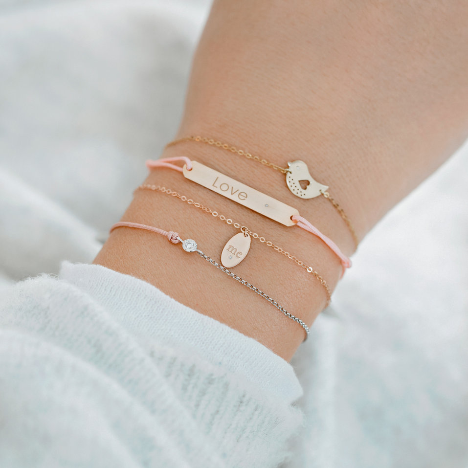 Diamond bracelet Love