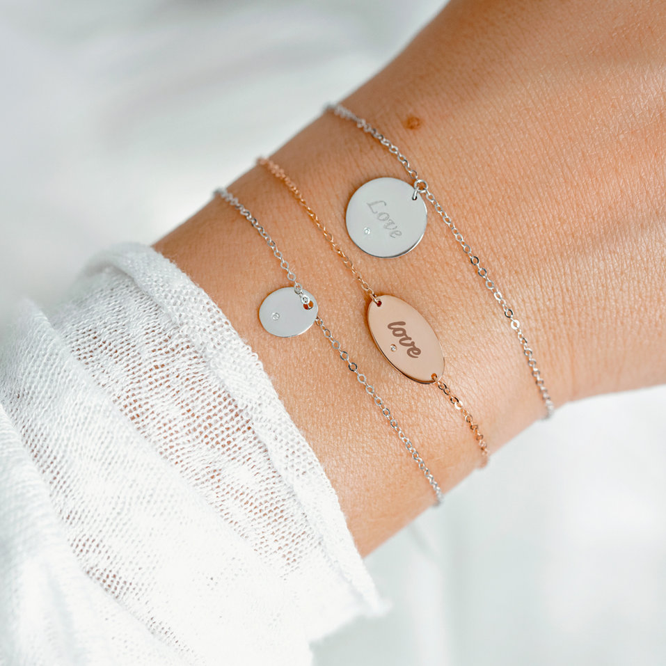 Diamond bracelet Amour Symbol