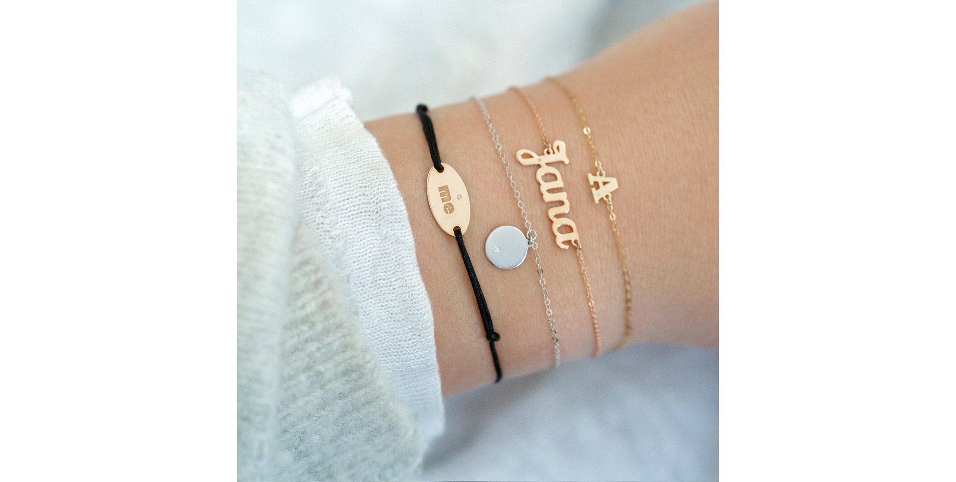 Diamond bracelet Love