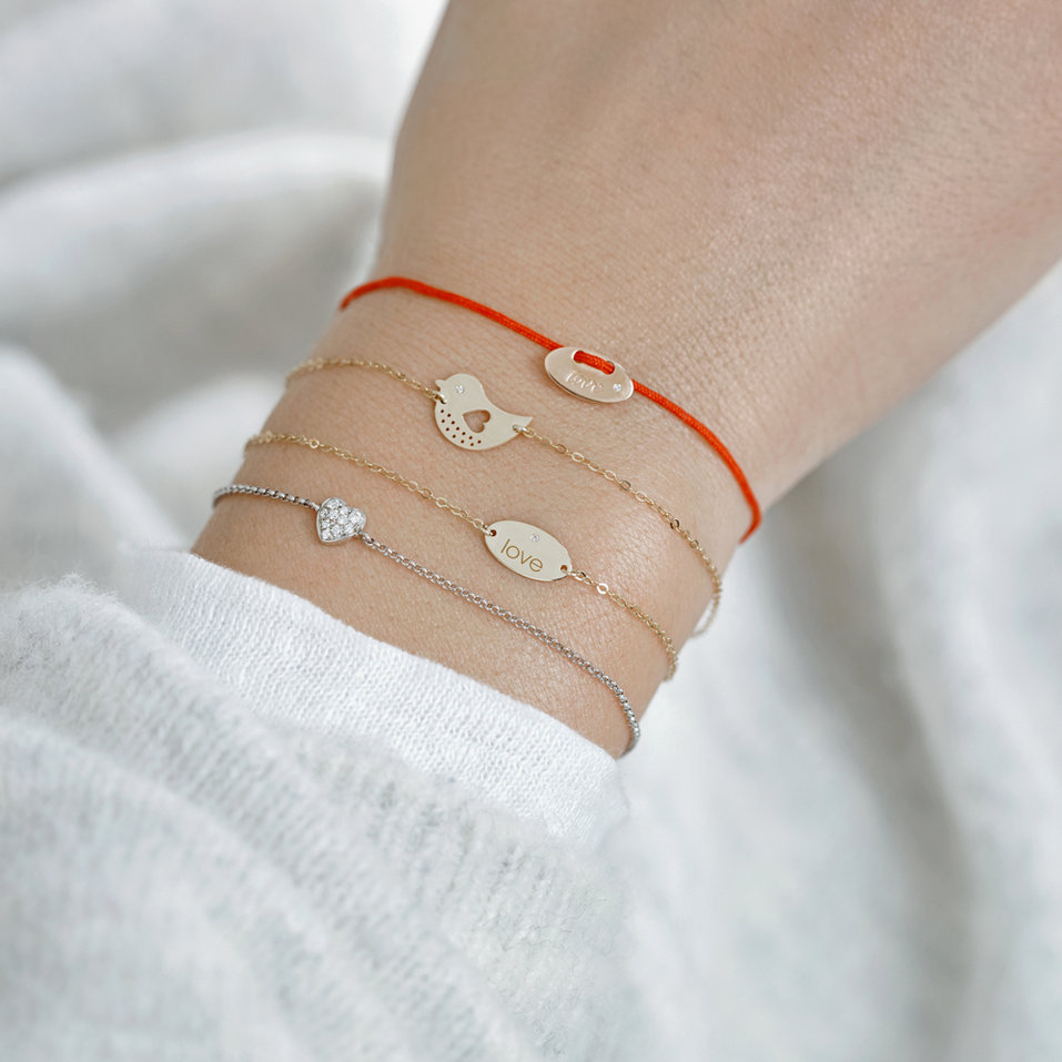 Diamond bracelet Love Amour Icon