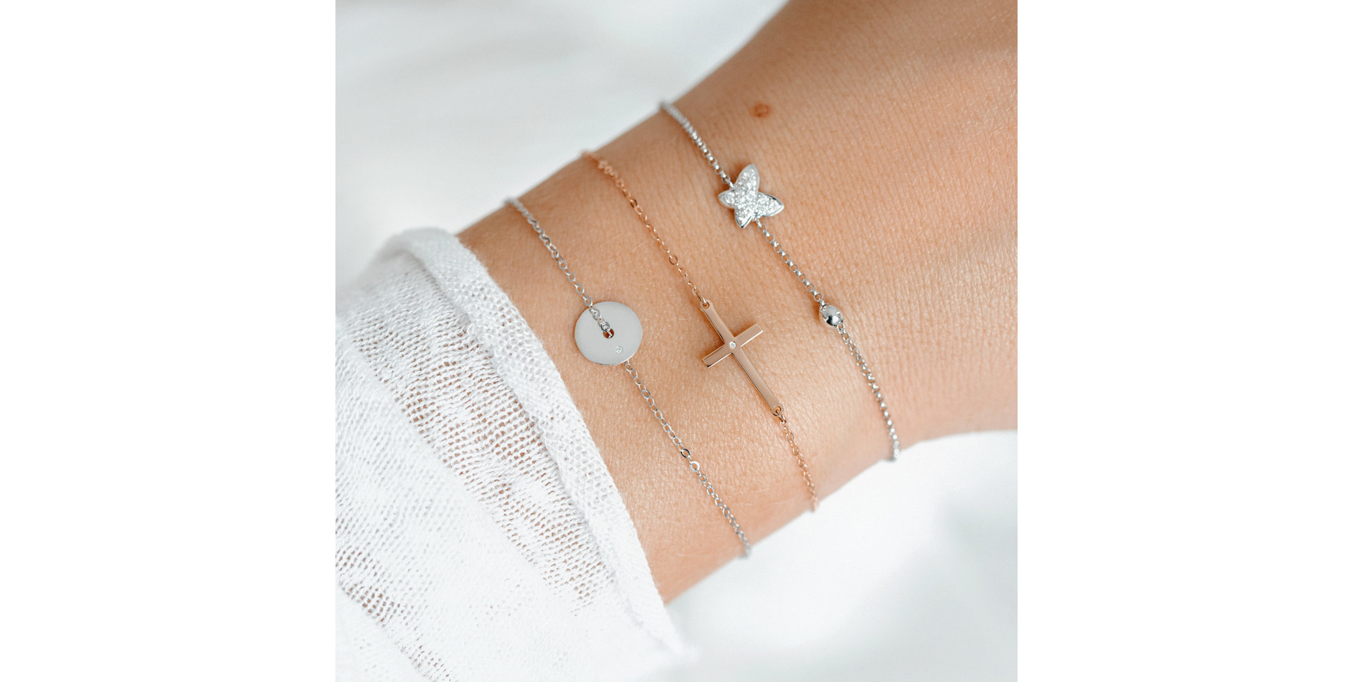 Diamond bracelet My Butterfly