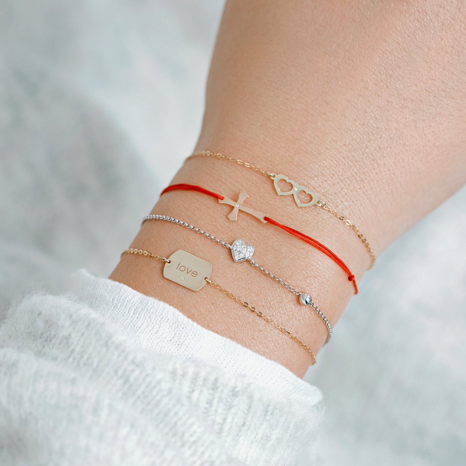 Diamond bracelet My Heart