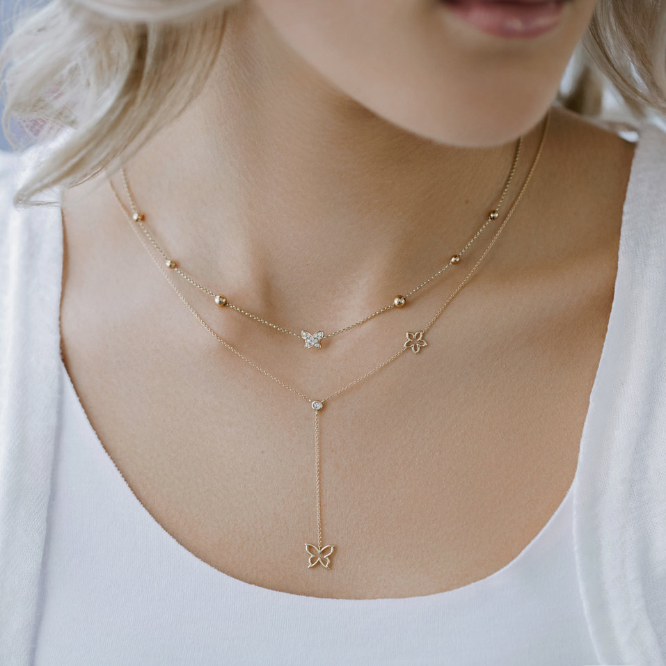 Diamond necklace Night Waterfall