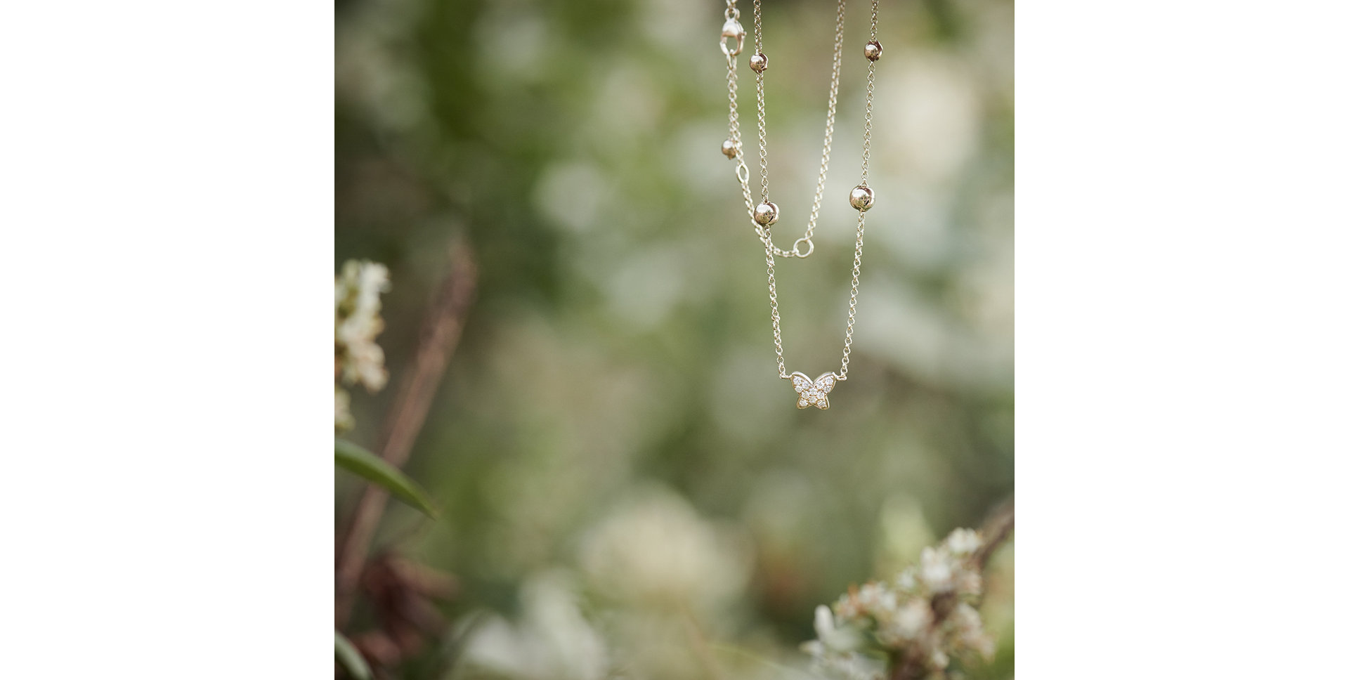 Diamond necklace Night Waterfall