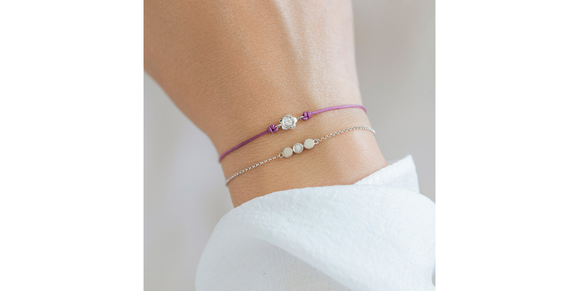 Diamond bracelet Diamond Blossom