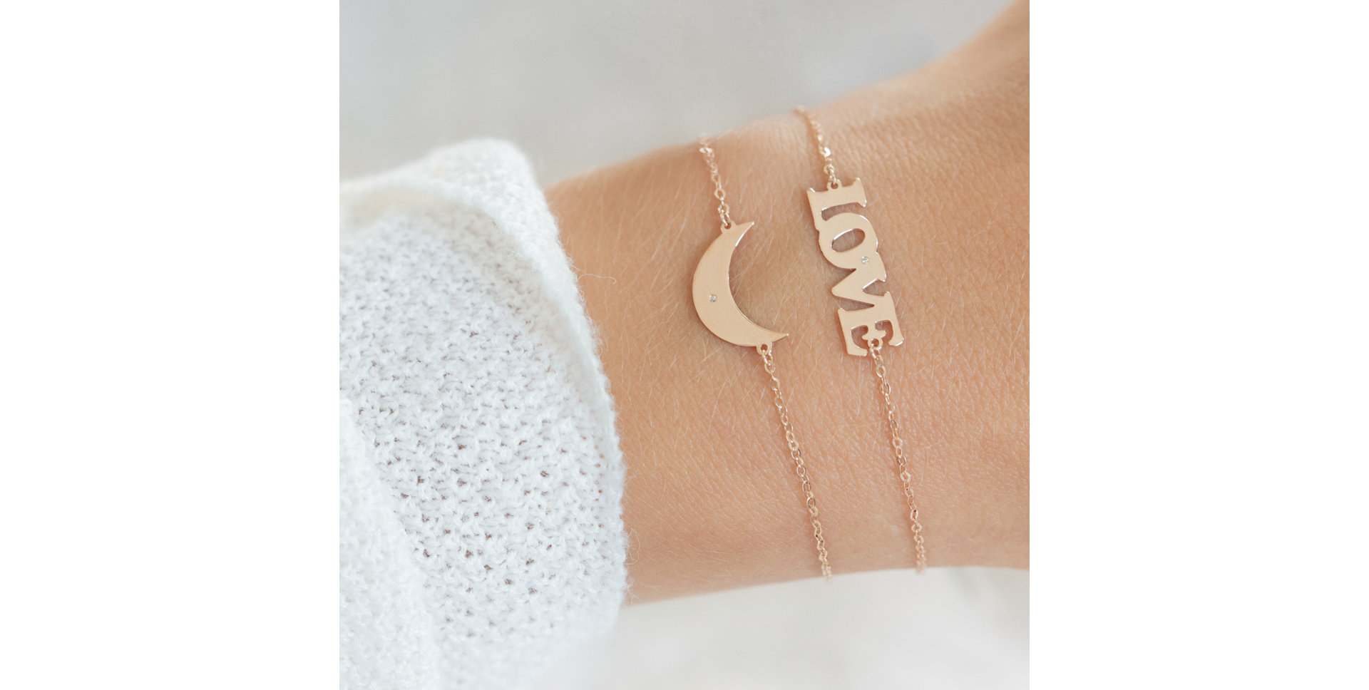 Diamond bracelet Love