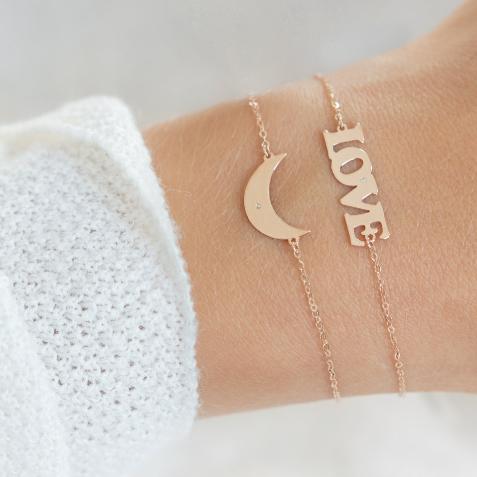 Diamond bracelet Love