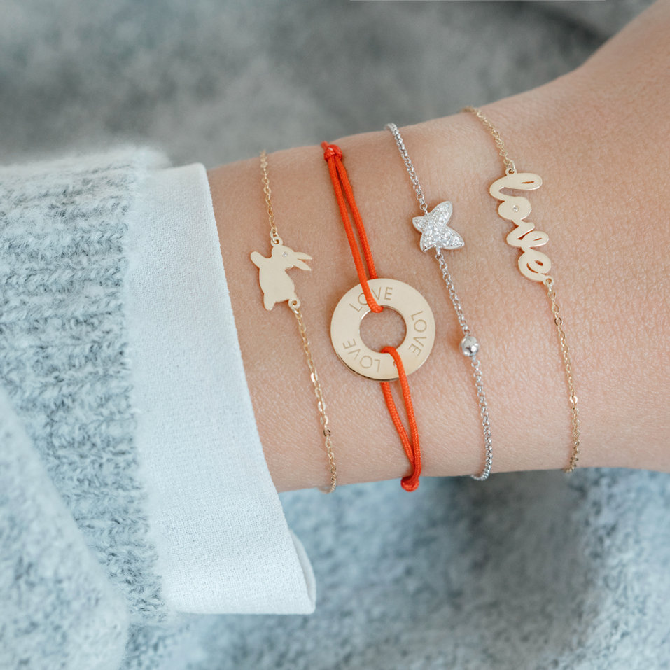 Diamond bracelet Love