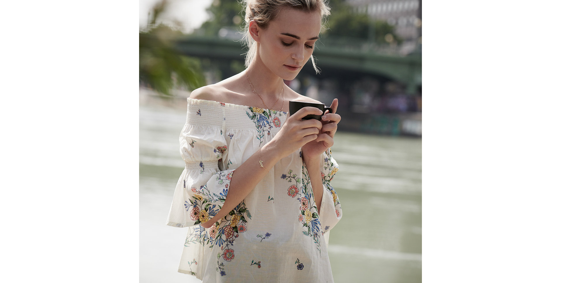 Diamond bracelet Love