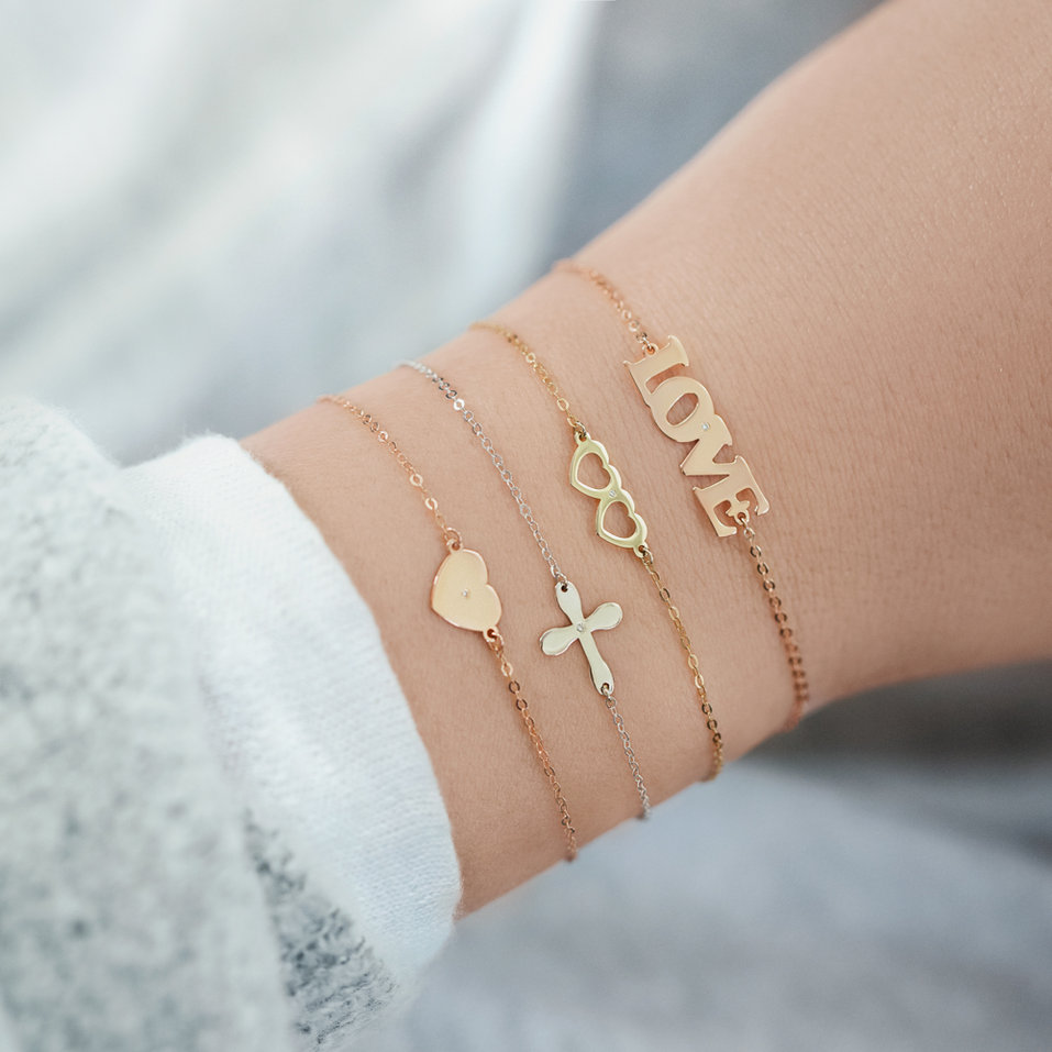 Diamond bracelet Love