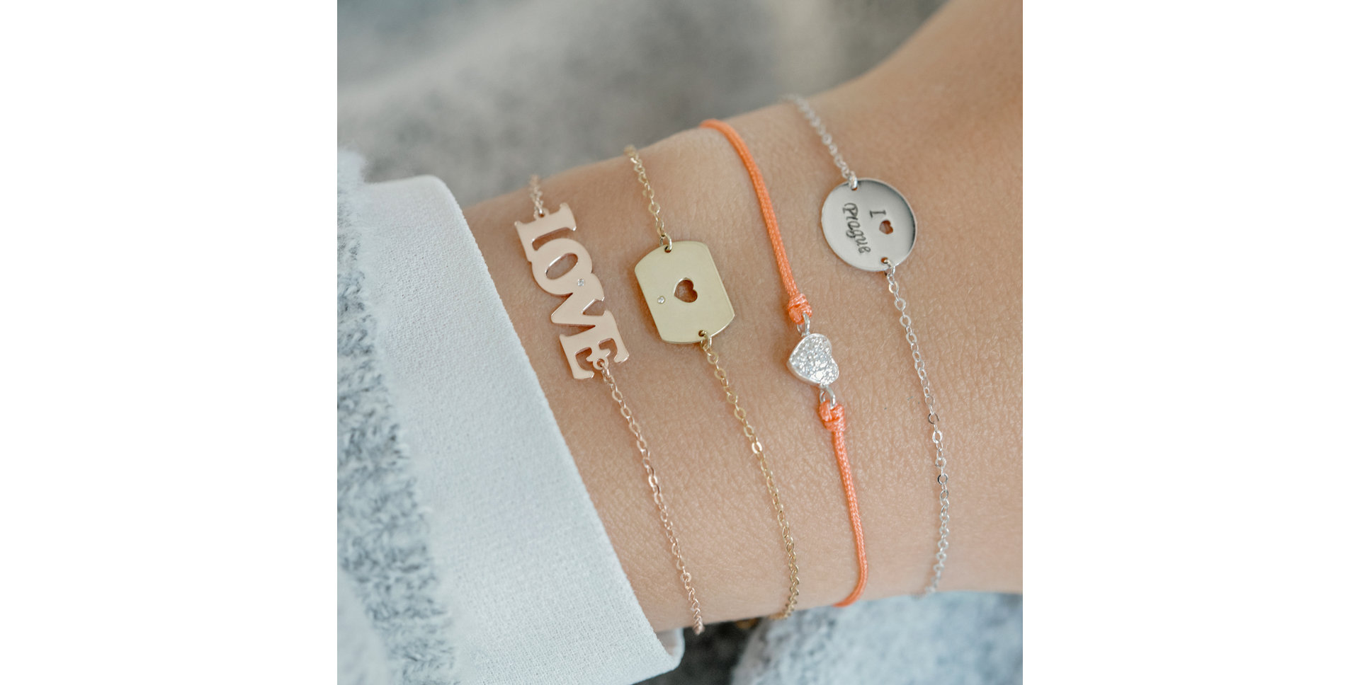 Diamond bracelet Love