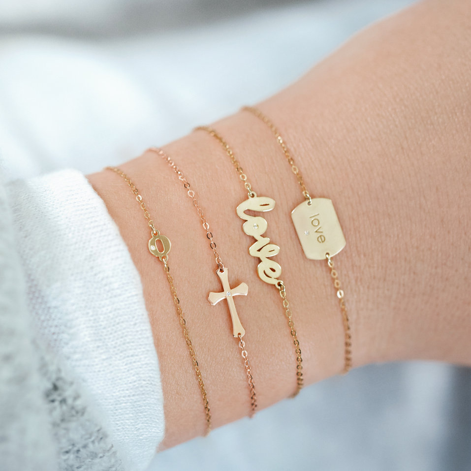 Diamond bracelet Love