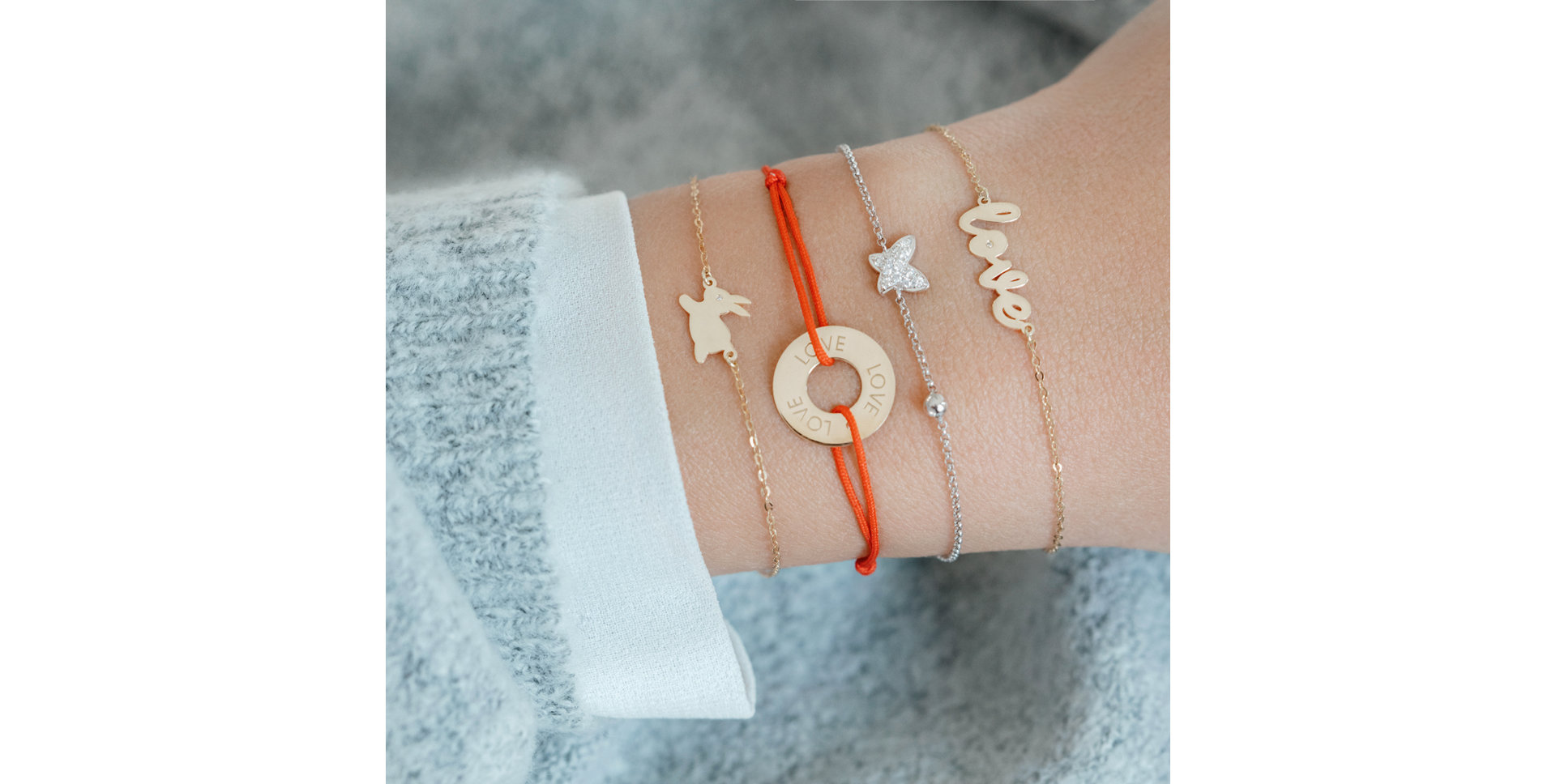 Diamond bracelet Love