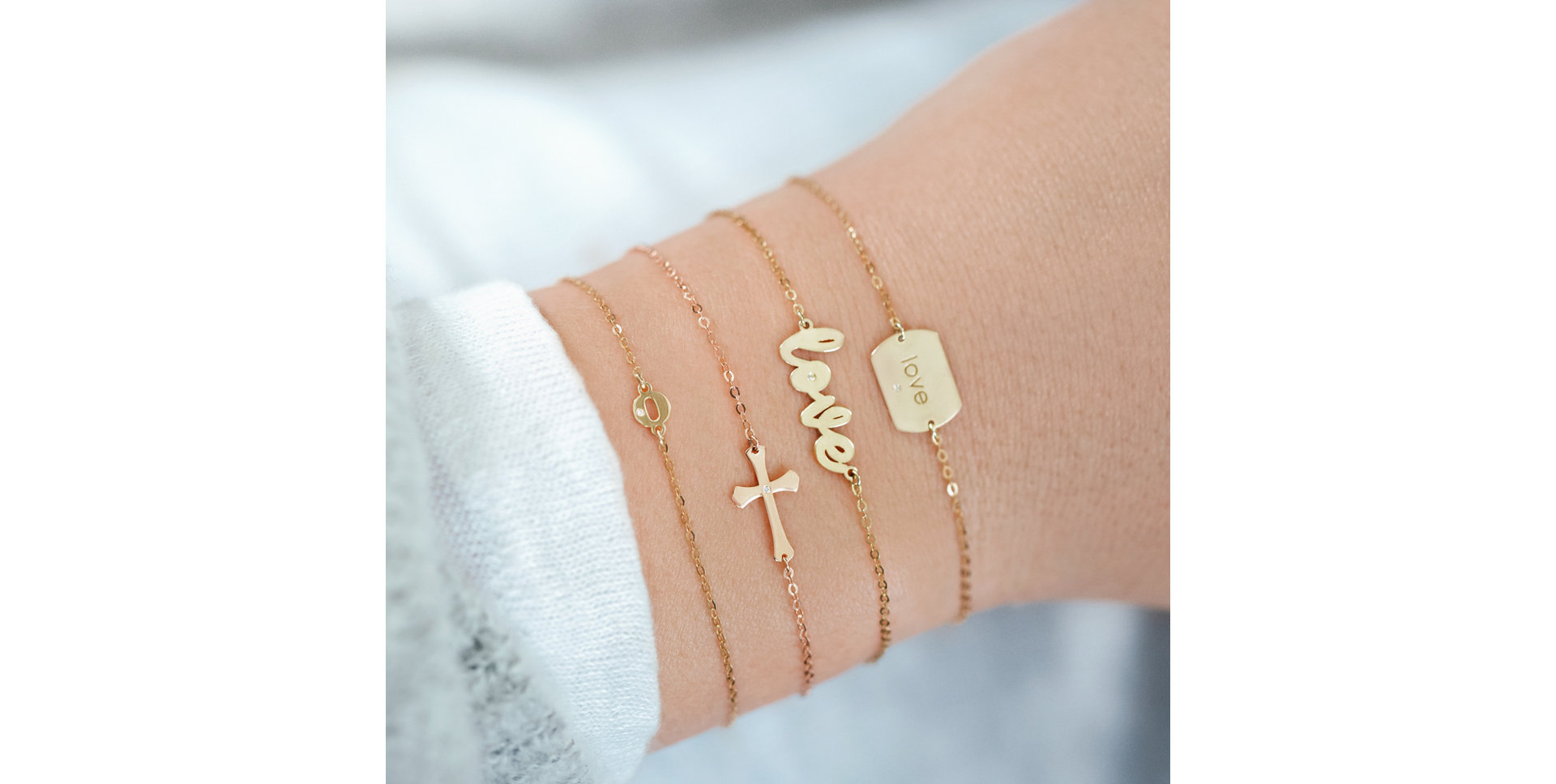 Diamond bracelet Love