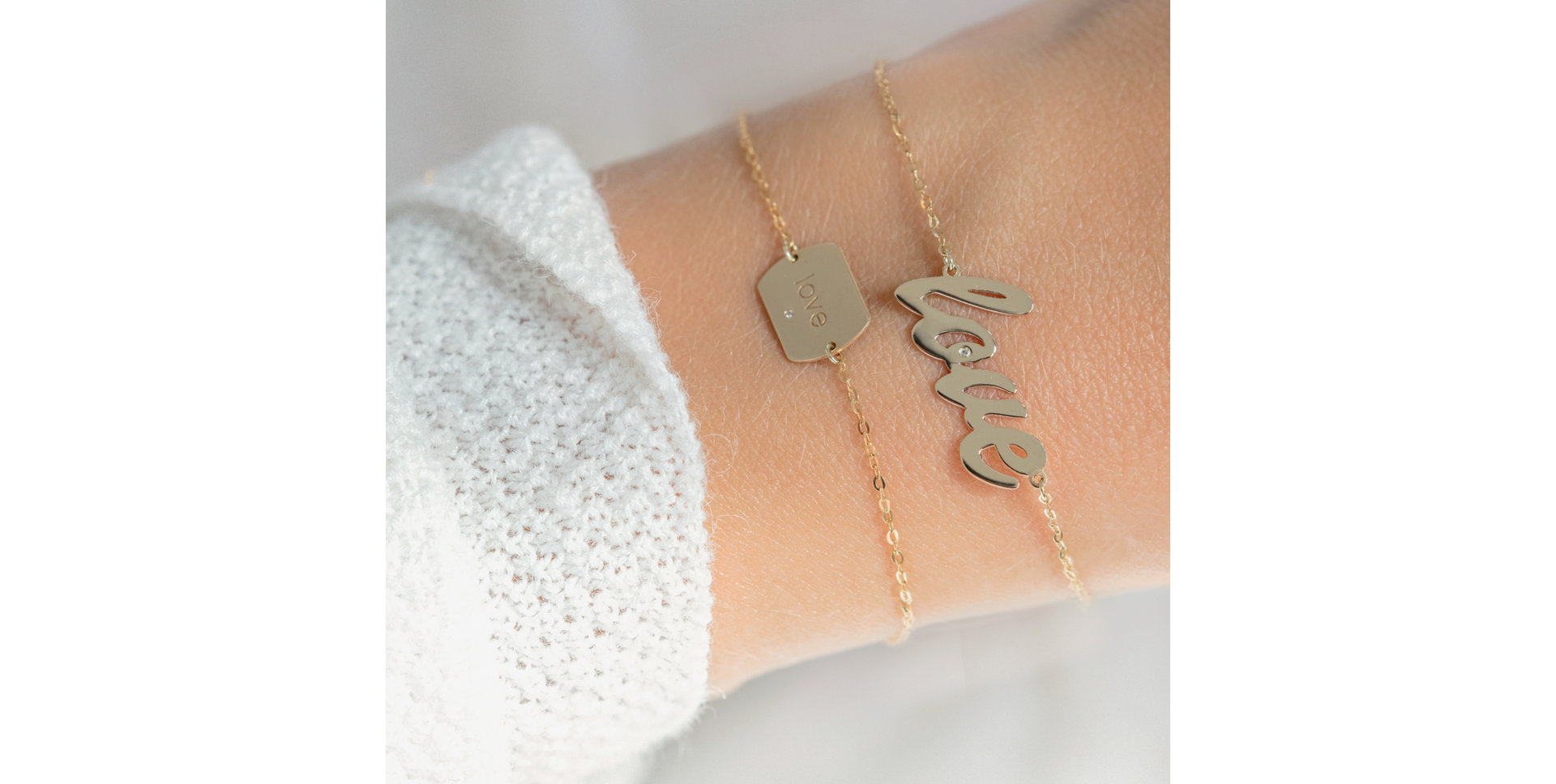 Diamond bracelet Love