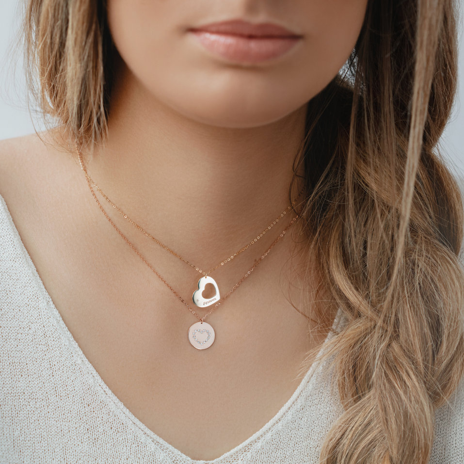 Diamond necklace Diamonds Heart