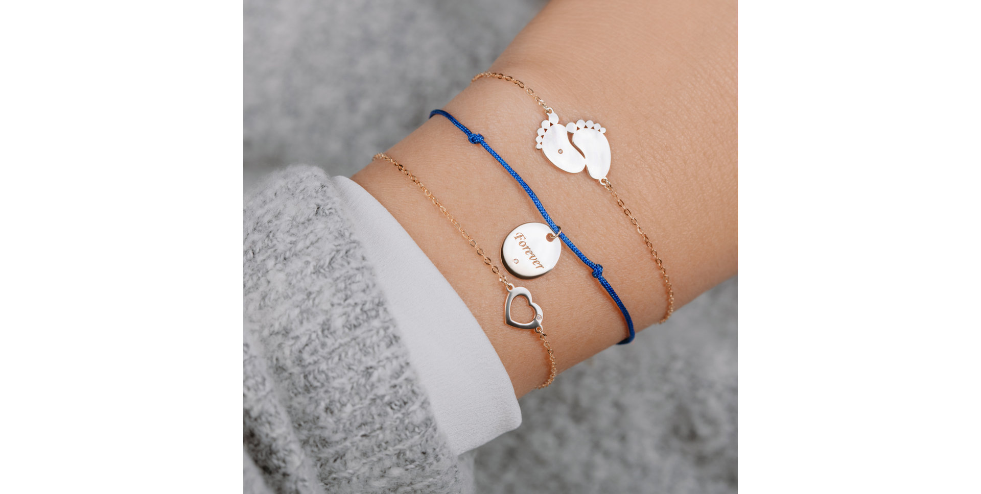 Diamond bracelet Hearts