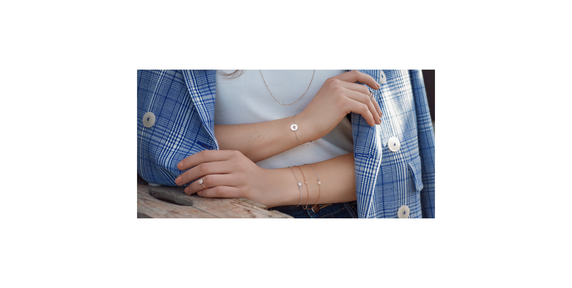 Diamond bracelet Glittering Heart