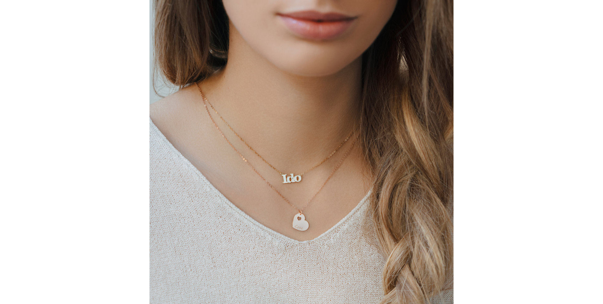 Diamond necklace I DO