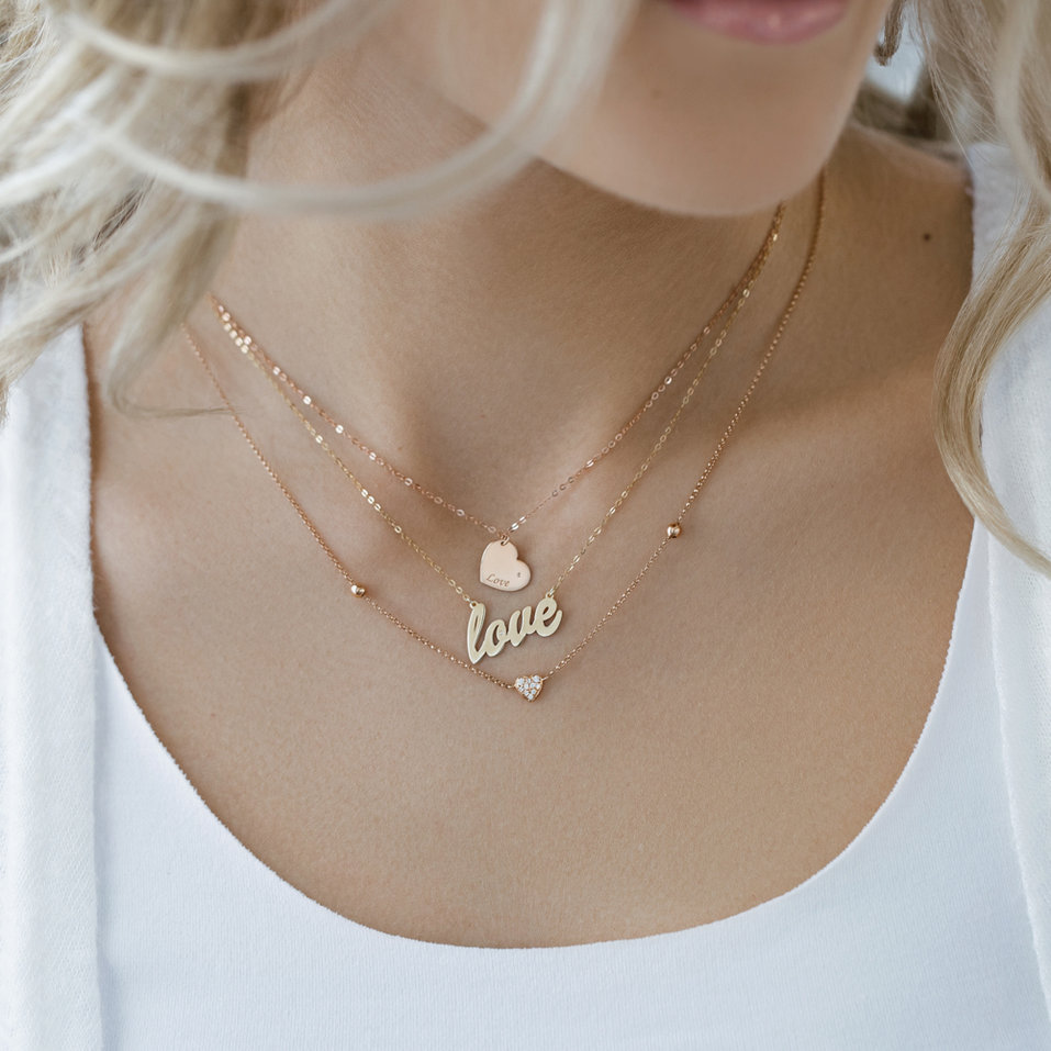 Diamond necklace Love Maker