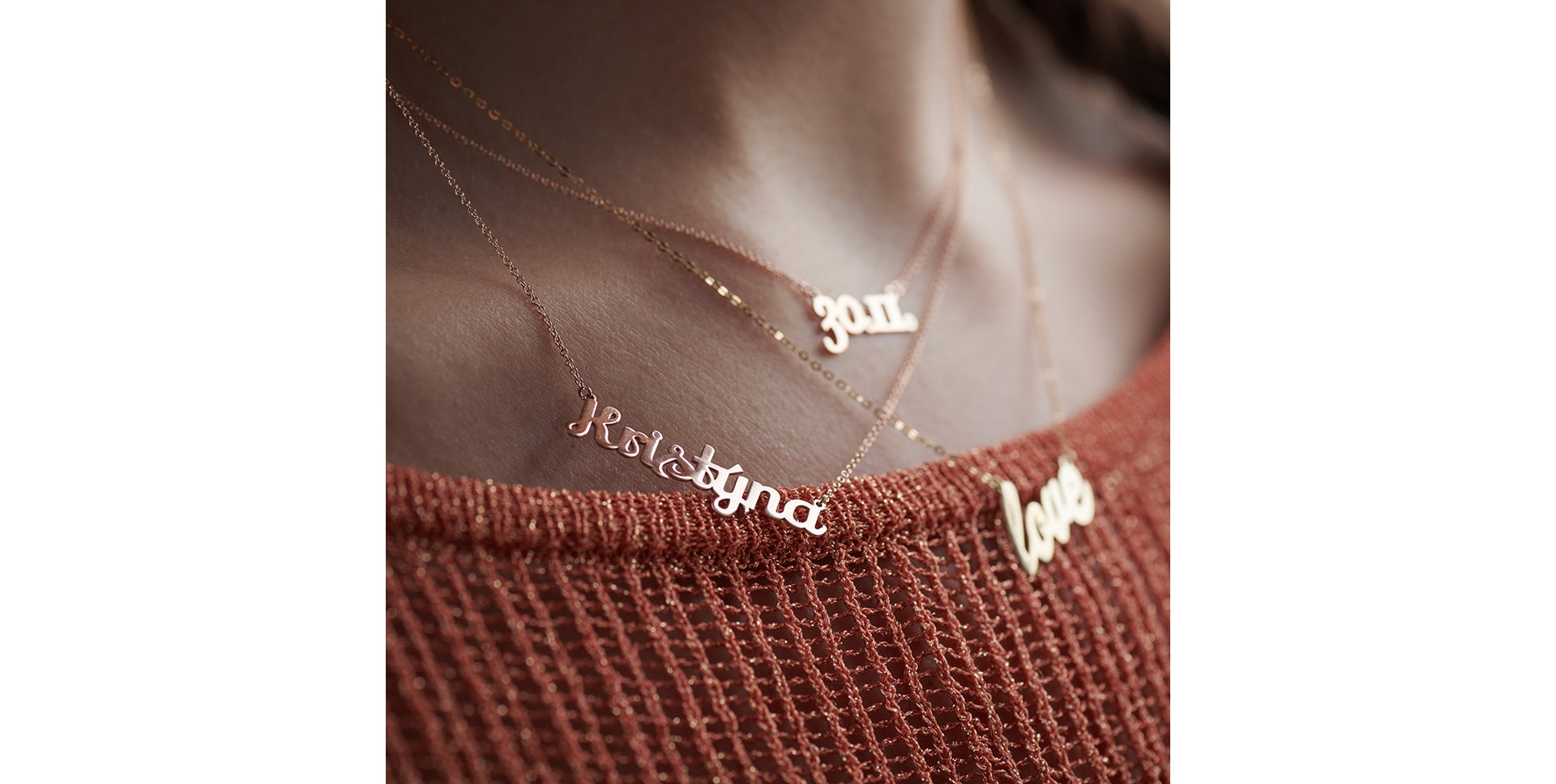 Diamond necklace Love Maker