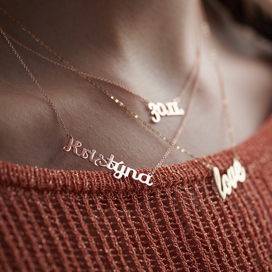 Diamond necklace Love Maker