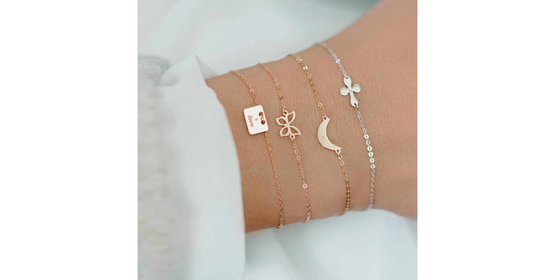 Diamond bracelet Stamp Mini