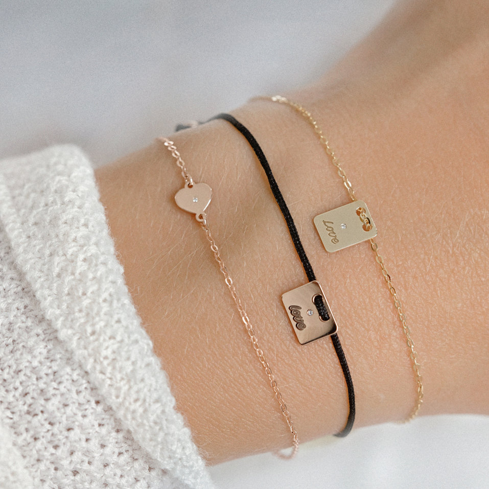 Diamond bracelet Military Mini