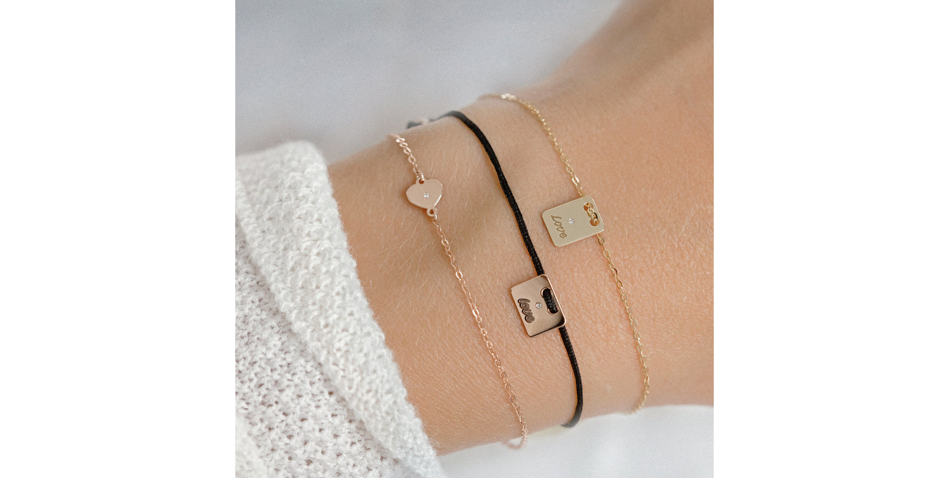 Diamond bracelet Military Mini