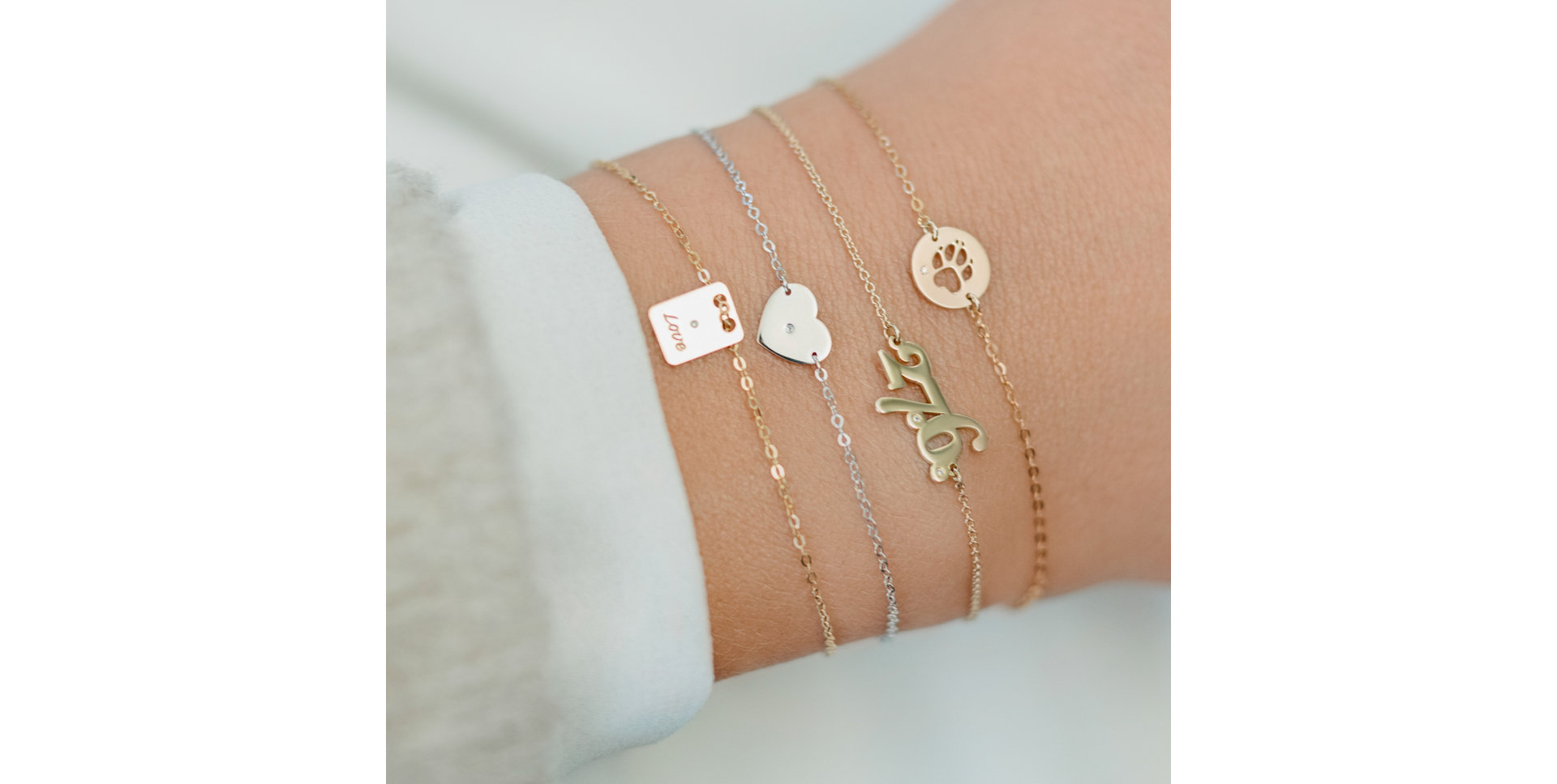 Diamond bracelet Military Mini