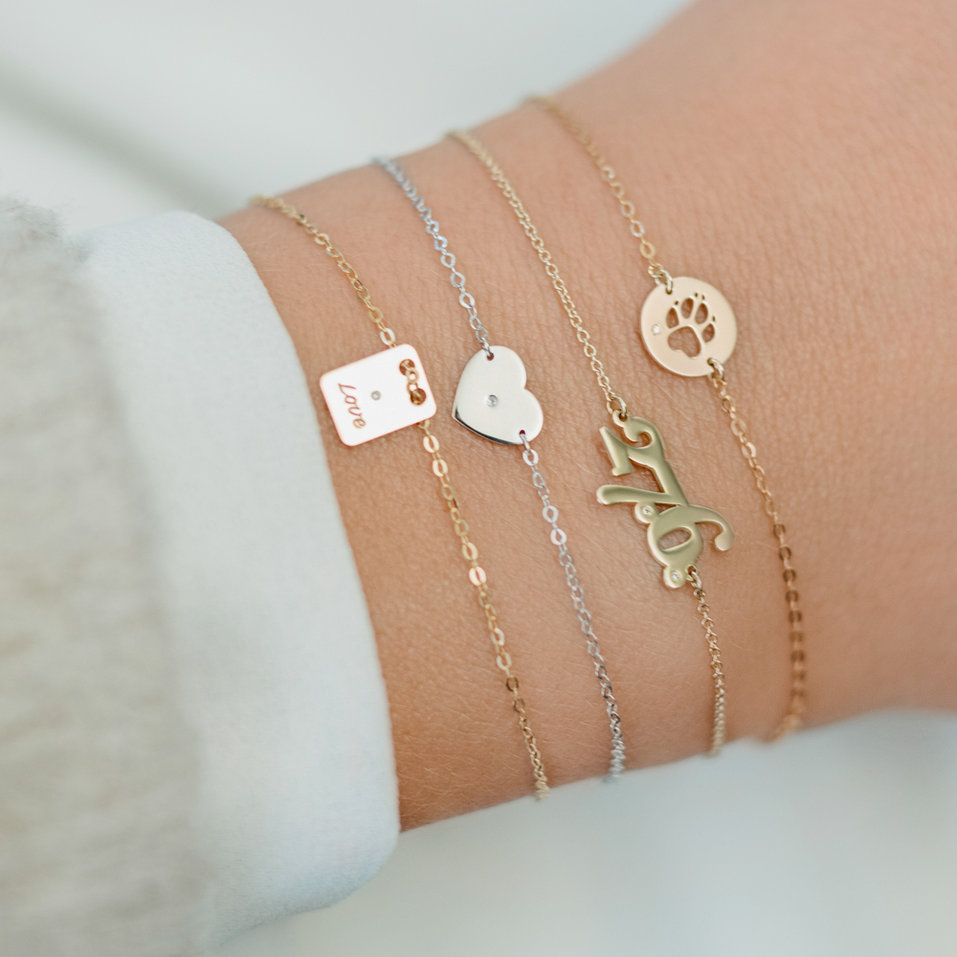 Diamond bracelet Military Mini