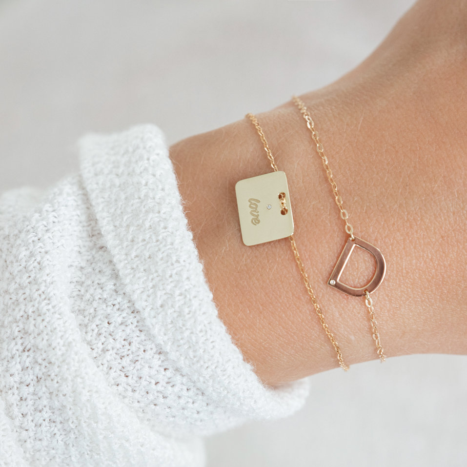 Diamond bracelet Military