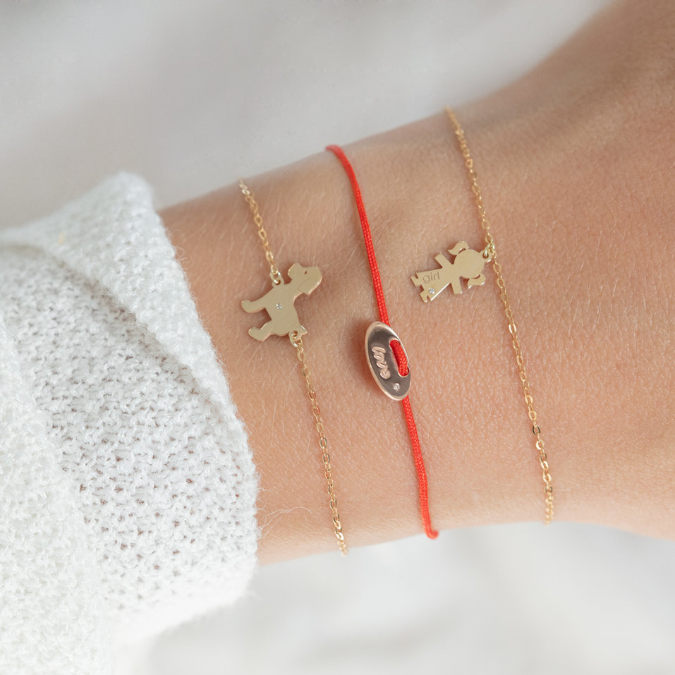 Diamond bracelet Mini Stamp