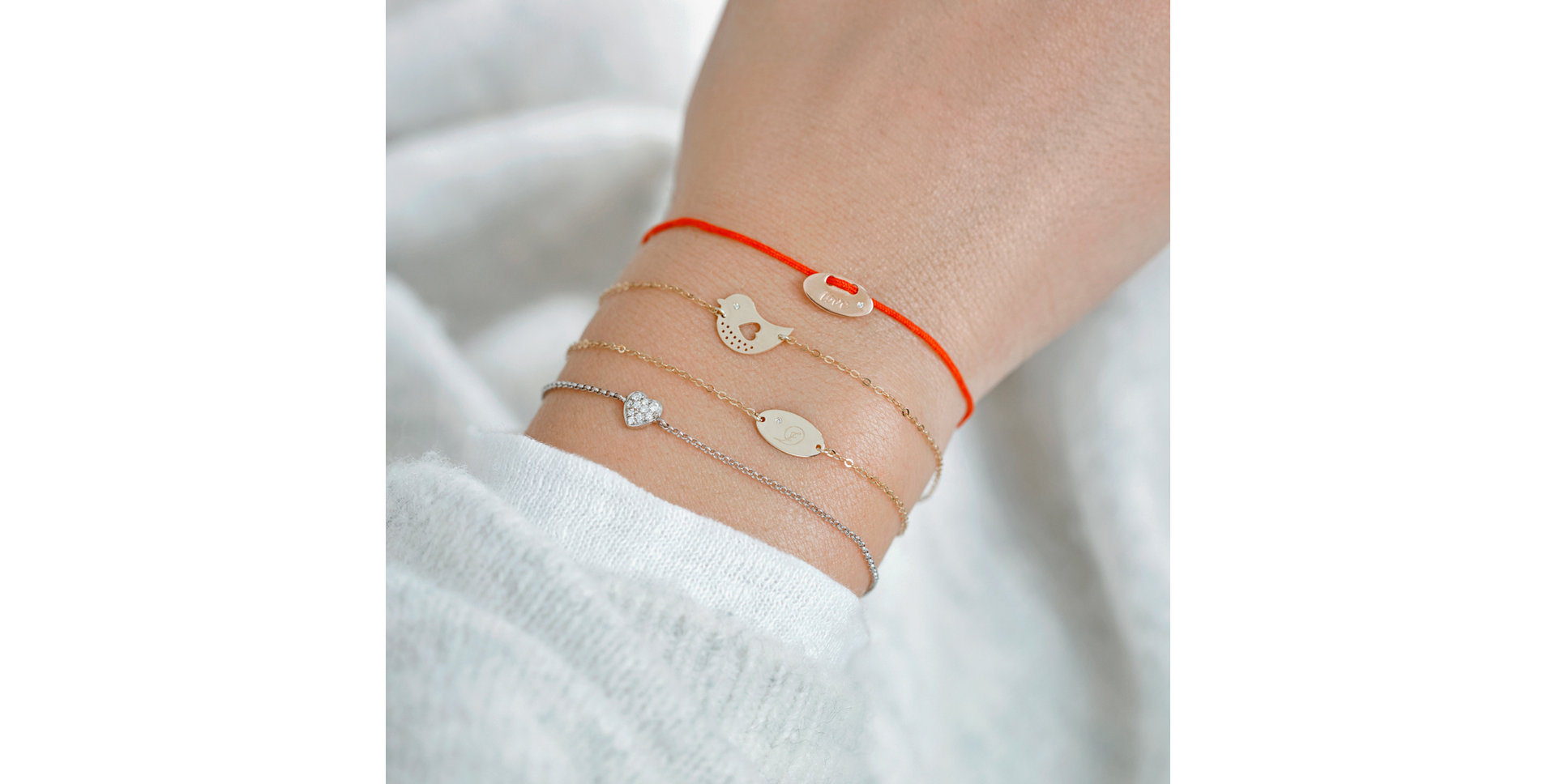 Diamond bracelet Mini Stamp