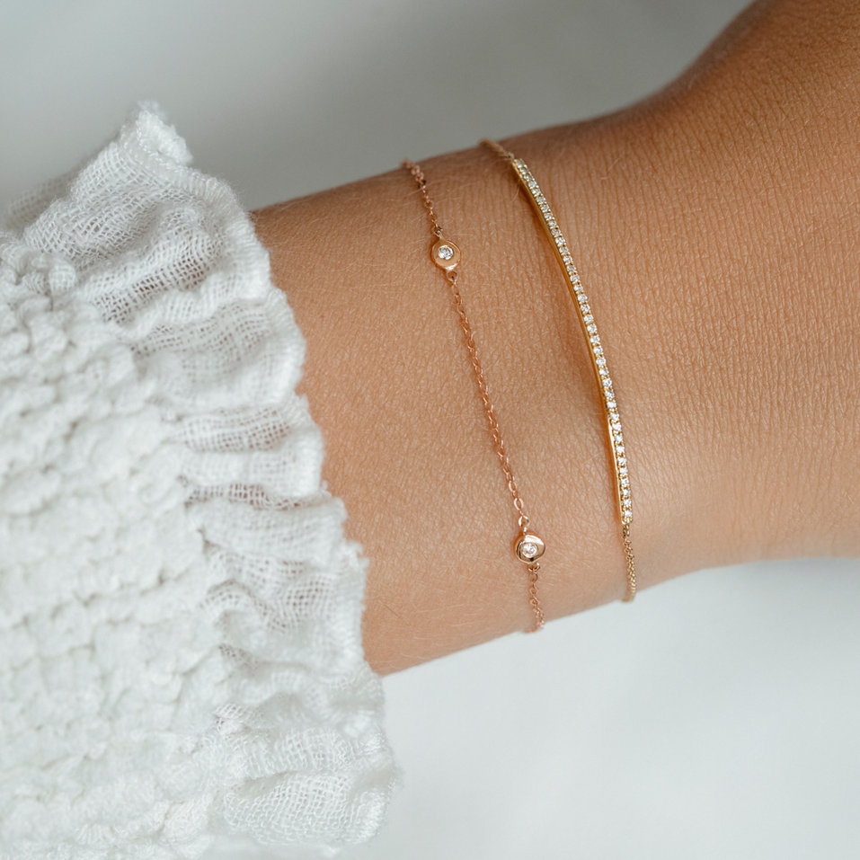Diamond bracelet Dots