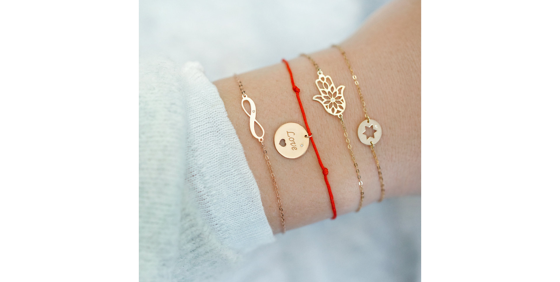 Diamond bracelet Love Magical