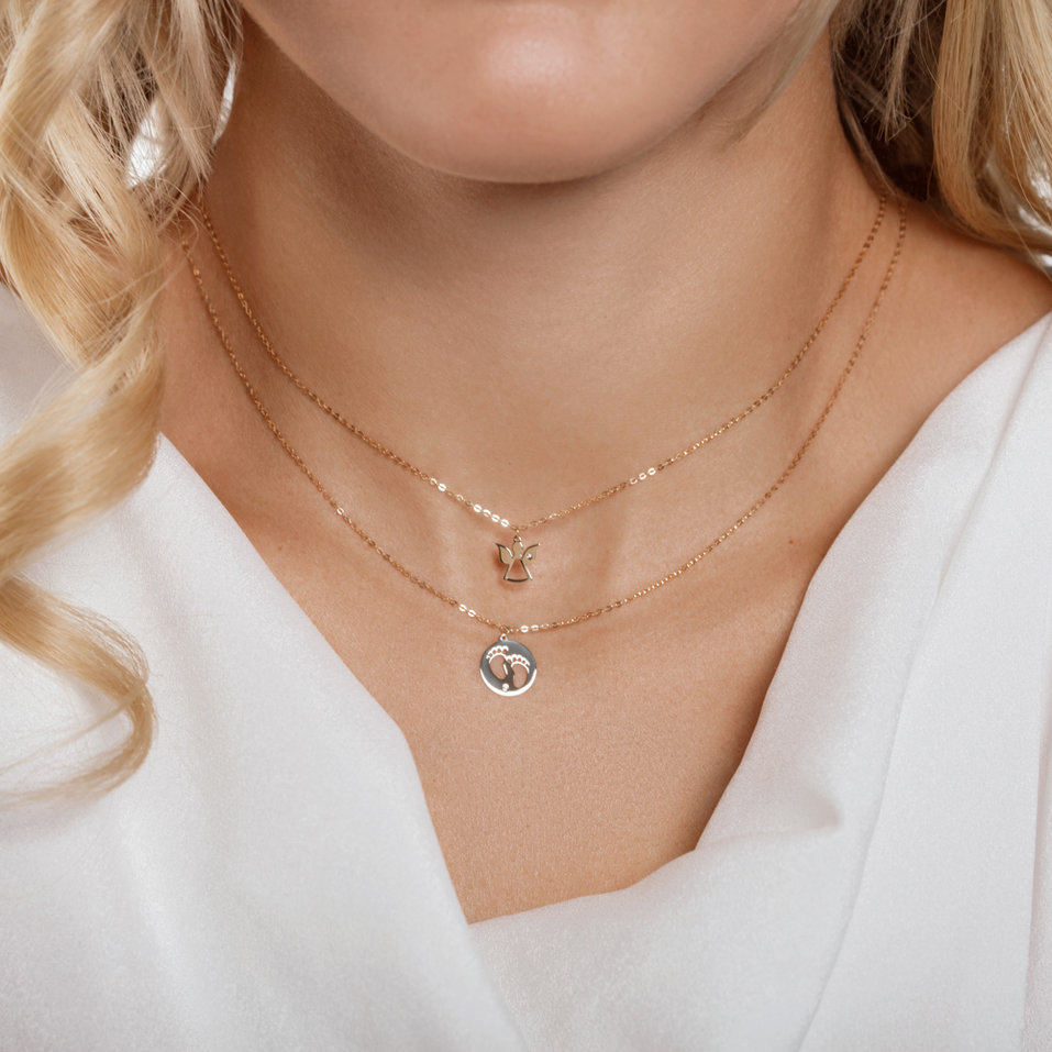 Diamond necklace My Angel