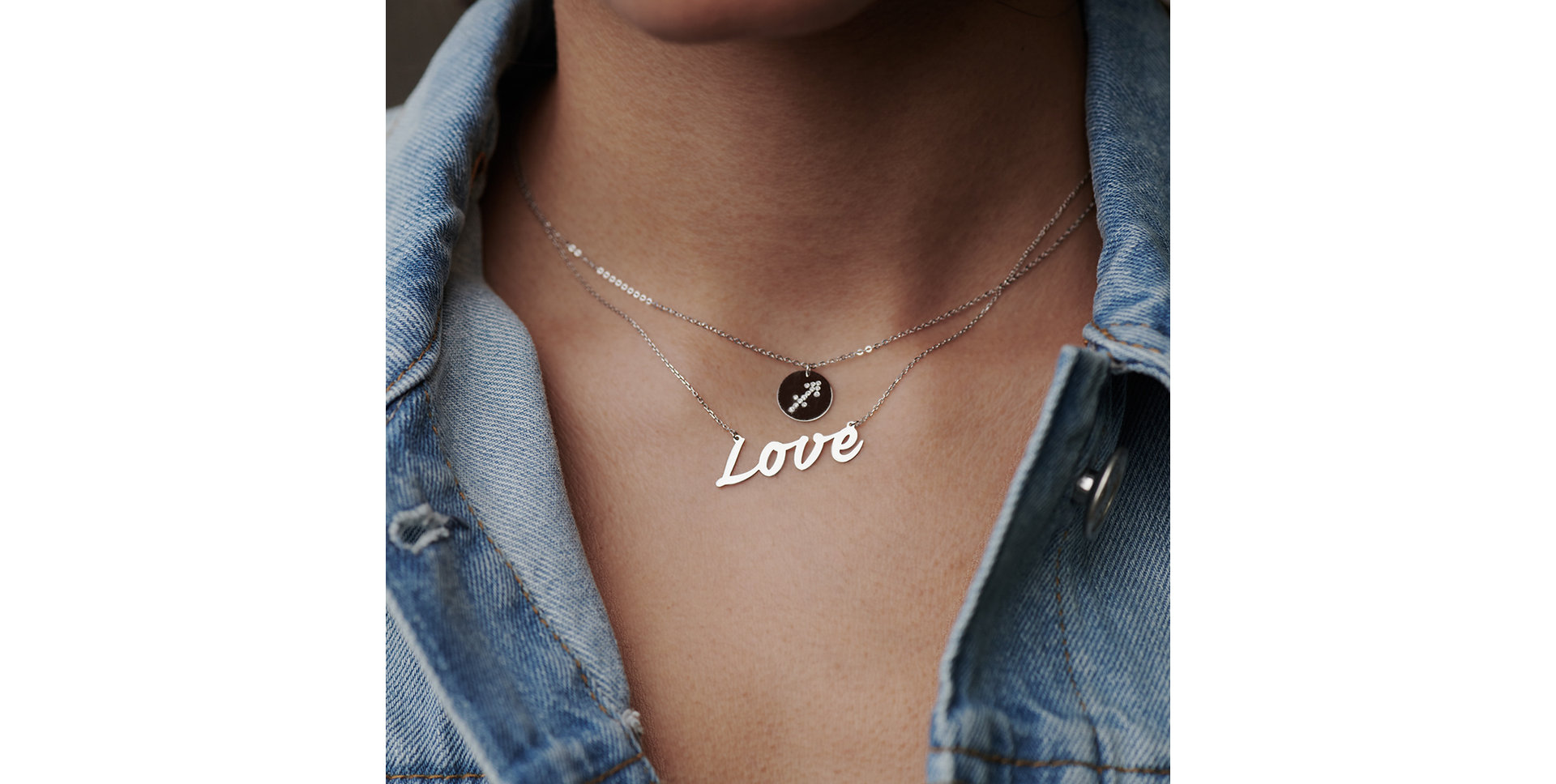 Diamond necklace Cancer