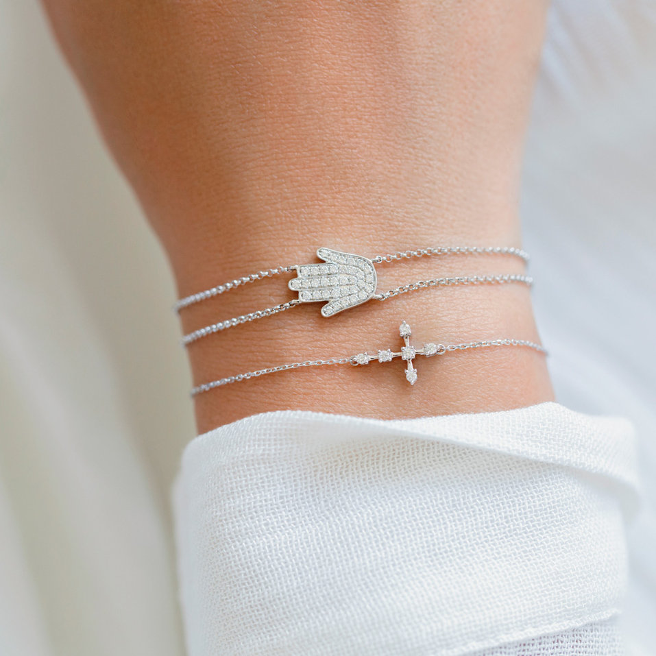 Diamond bracelet Sparkling Cross