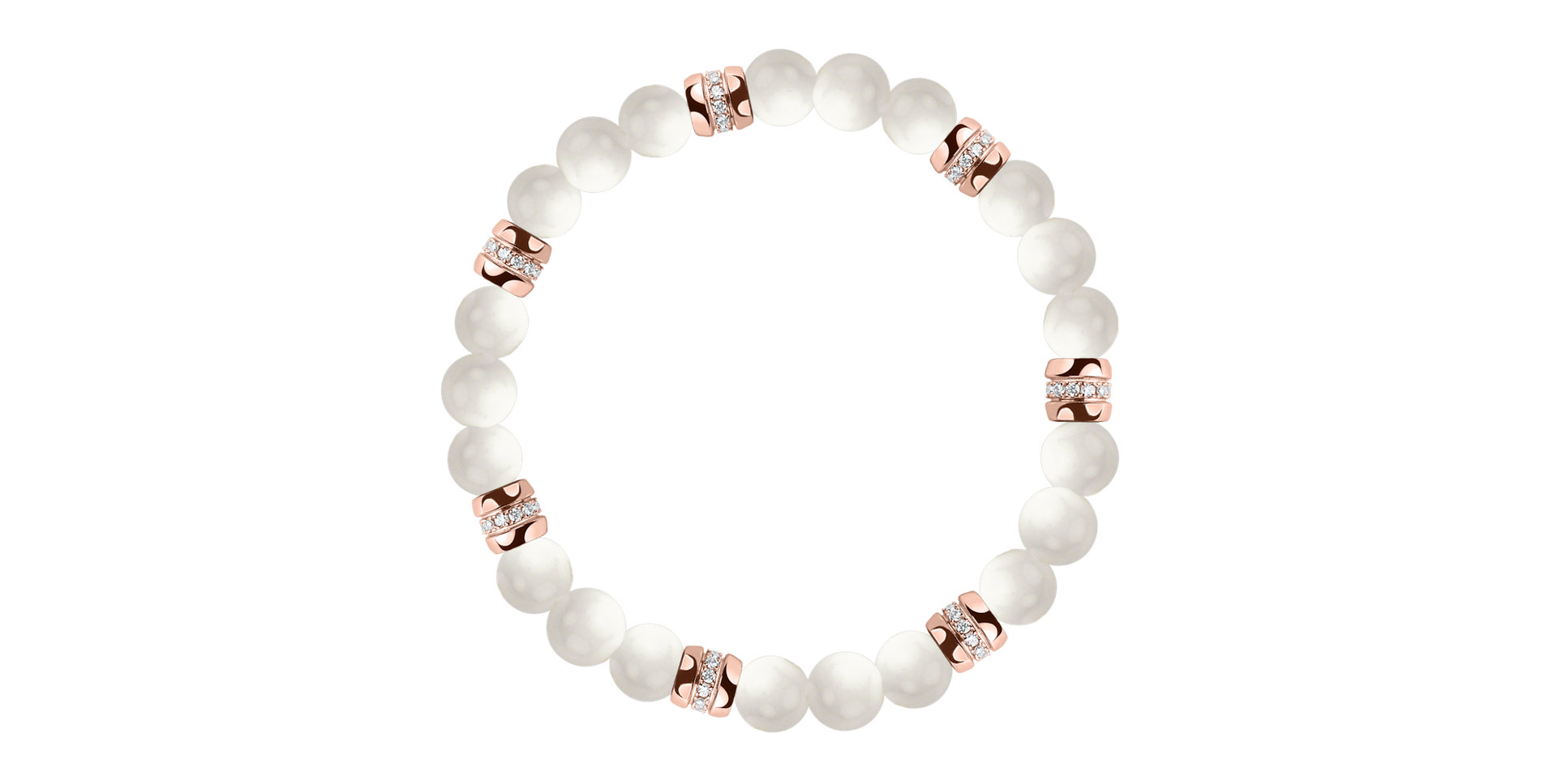 Diamond braclet with Agate Neverending Style